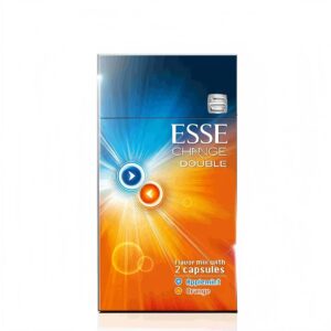 ESSE Change Double Applemint Orange - 1 Carton (10 Packs) [SKU SS-259]