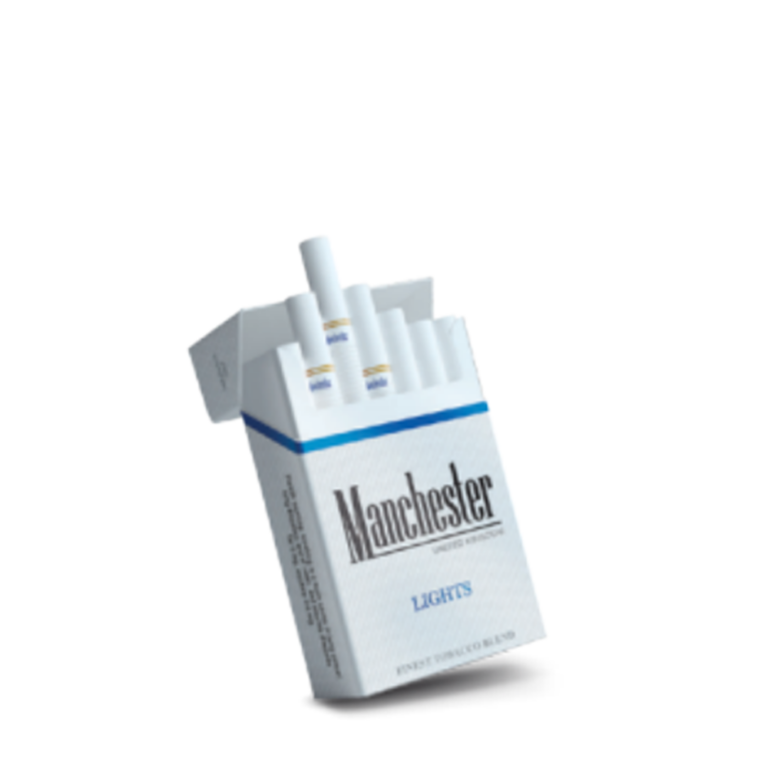 Manchester Lights Cigarettes - 1 Carton (10 Packs) [SKU SS-208]